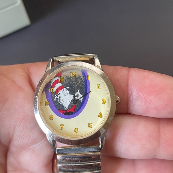 Dr Seuss. Tick Tocking Time Tickers CAT IN THE HAT watch - Picture 3 of 5